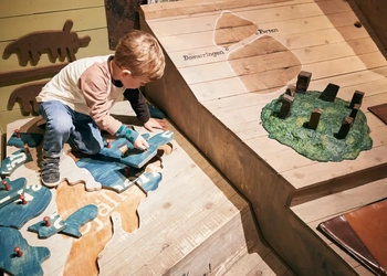 Barn på Kungajaktmuseet Älgens Berg