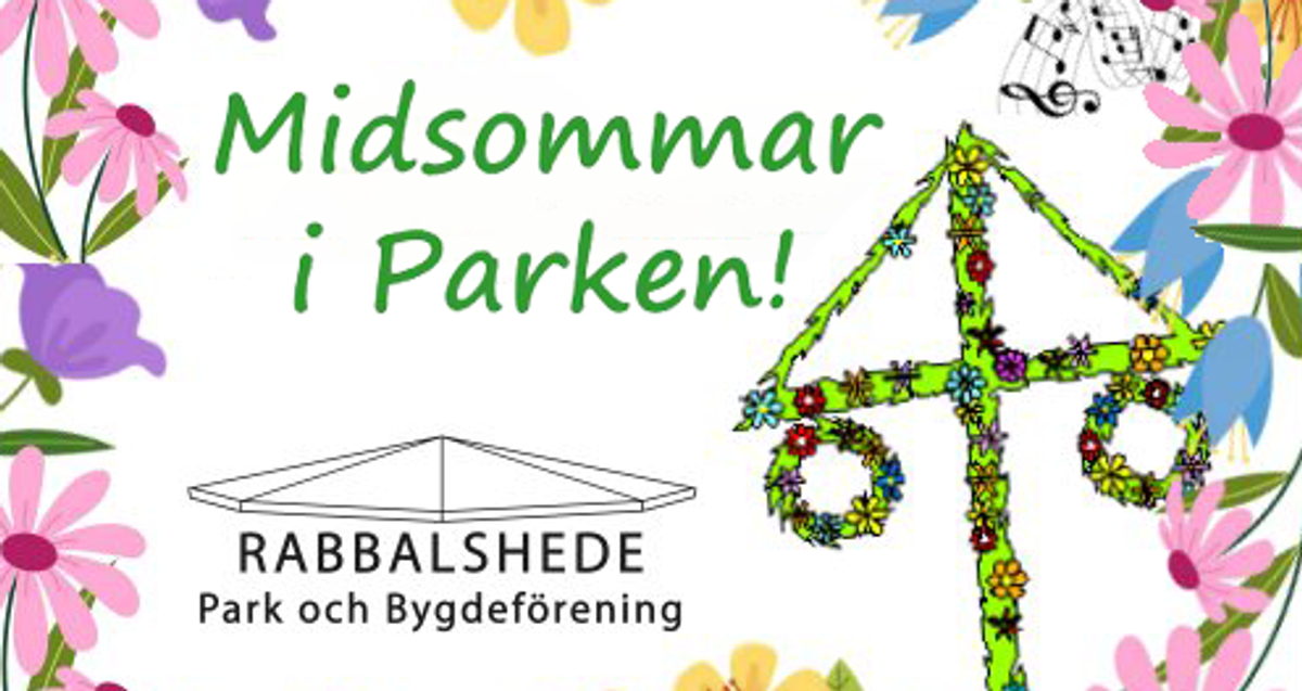 Blommor, midsommarstång, noter