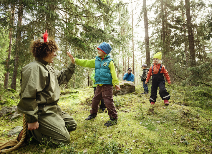 Prova på Friluftsfrämjandets barnverksamhet