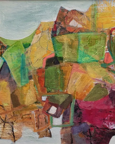 Målning "Skördetid" av Annette Theodoridis