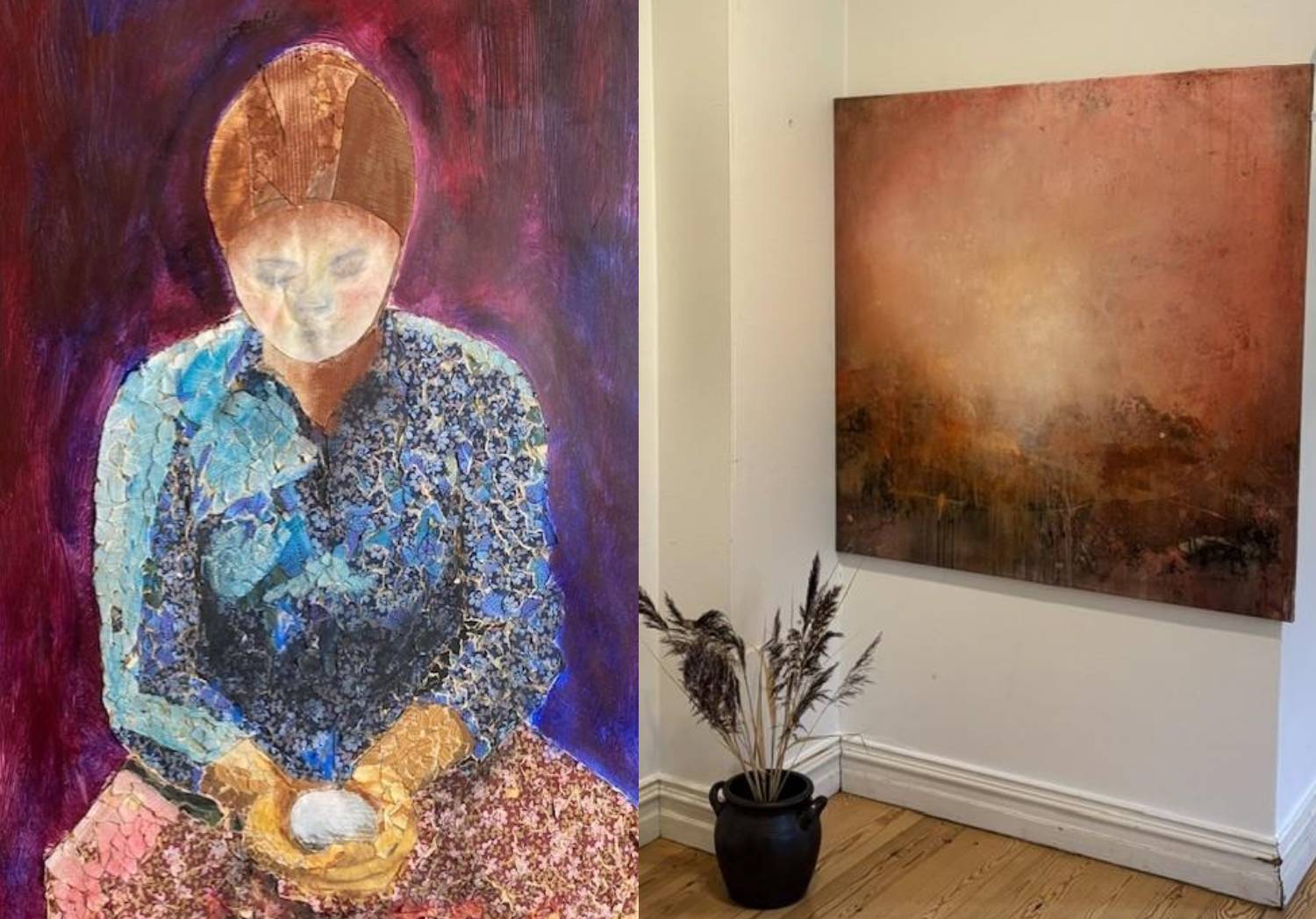 Lena Lindmark och Petra Gyltman ställer ut i Lilla Galleriet