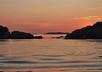 Solnedgång Rinkenäs