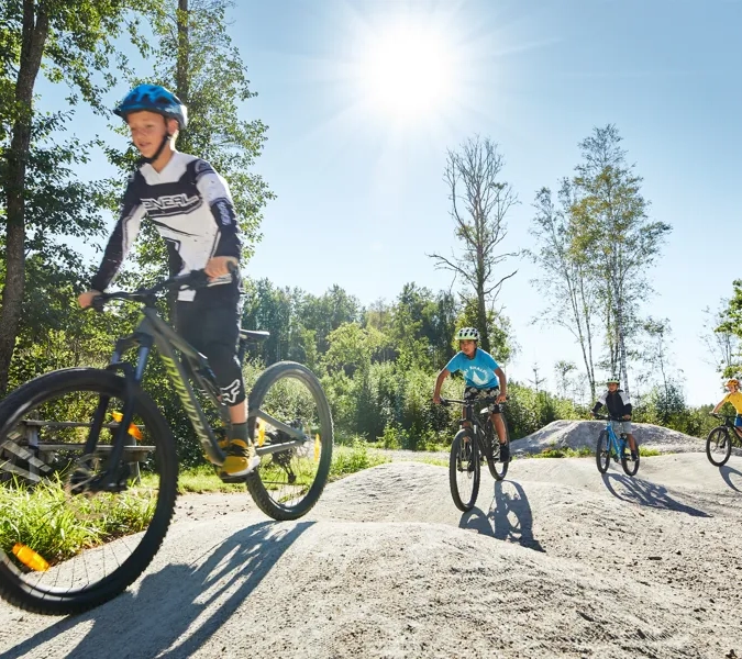 Roligt i bikeparken