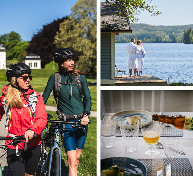 Baldersnäs cykelpaket kollage