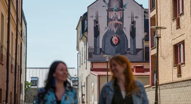 Konst i urban miljö.