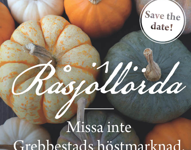 RÅSJÔLLÖRDA - GREBBESTADS HÖSTMARKNAD