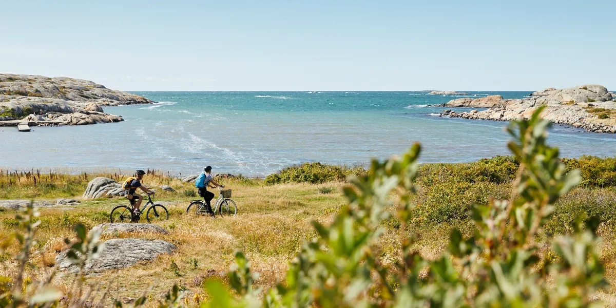 Cykla vid havet på Öckerö
