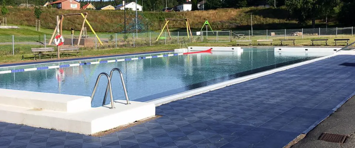 Vattenträning på Backagårdsbadet