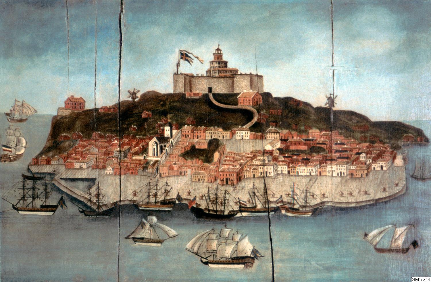 Marstrand under Porto Franco-perioden. Temaguidning.