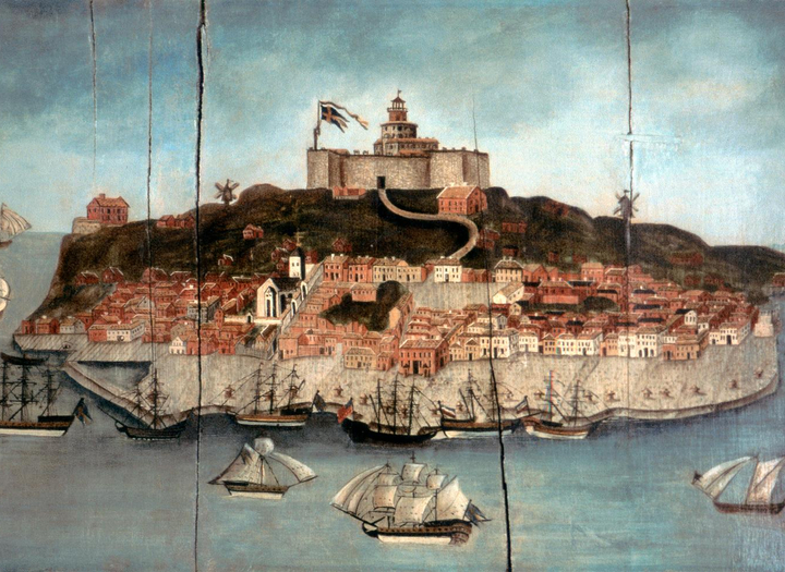 Marstrand under Porto Franco-perioden. Temaguidning.