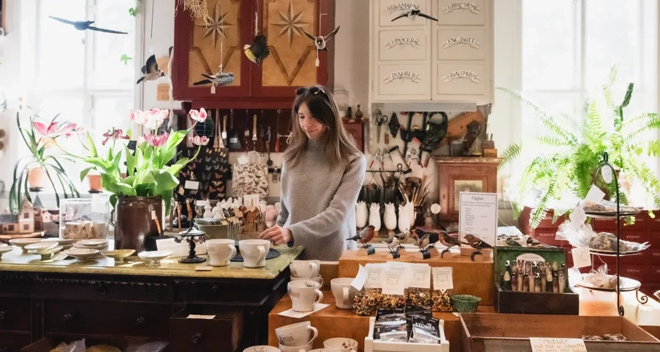 Kvinna i Kerstins Ateljé