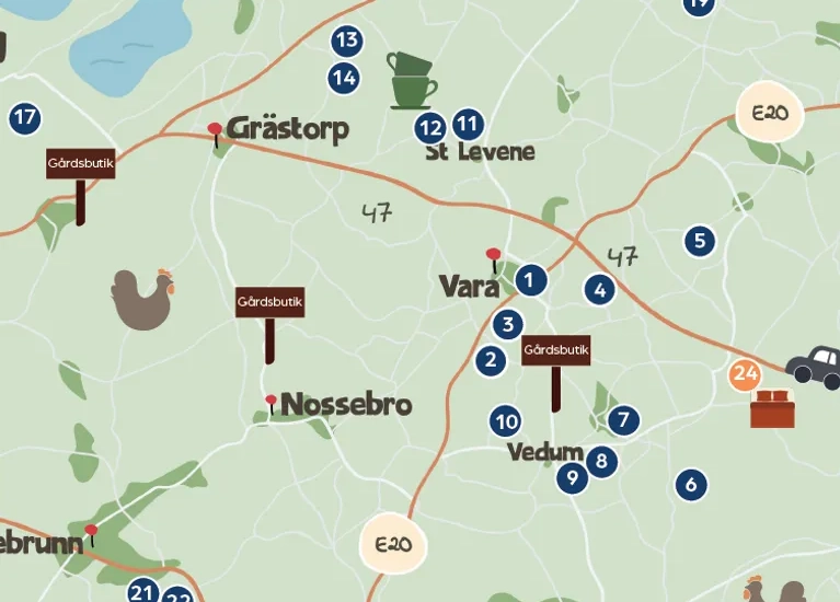 Illustrerad karta