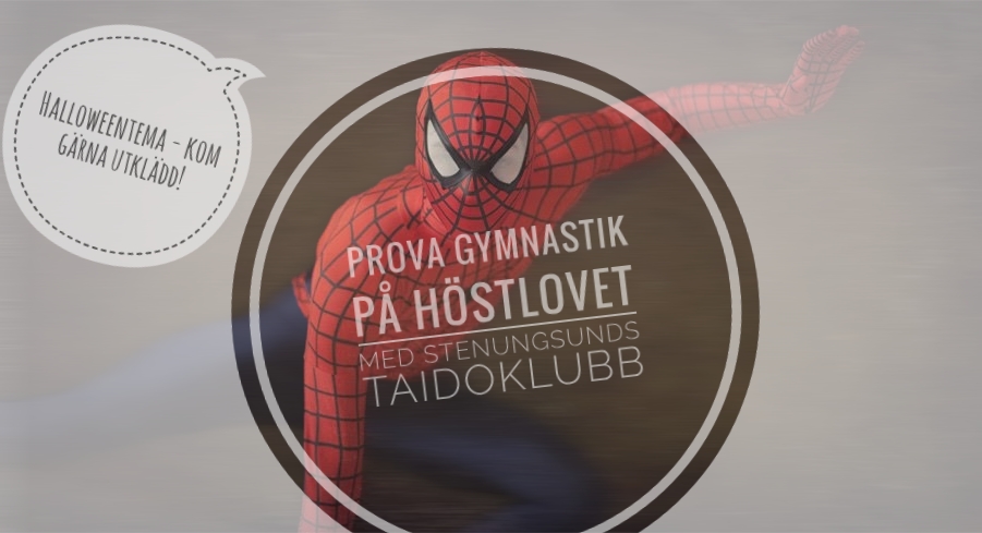 Prova gymnastik med halloweentema