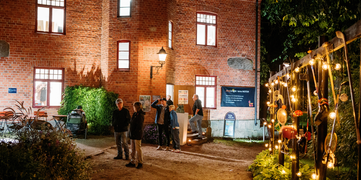 Art in light på Turbinhusön