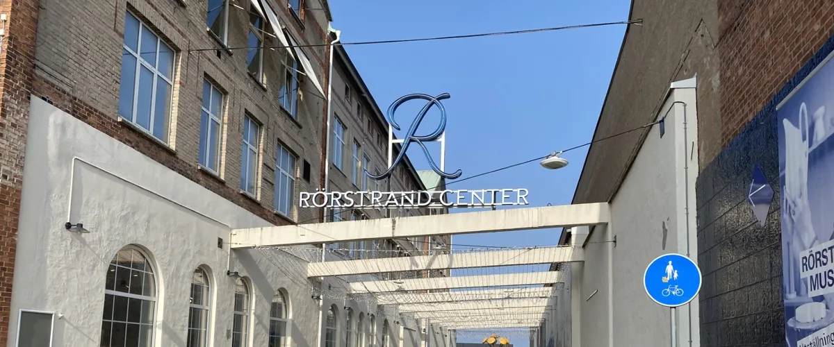 ingången till rörstrand center