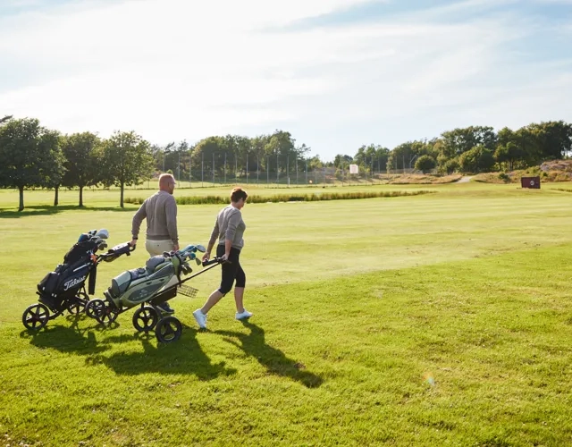 Golfare på Skaftö Golfklubb