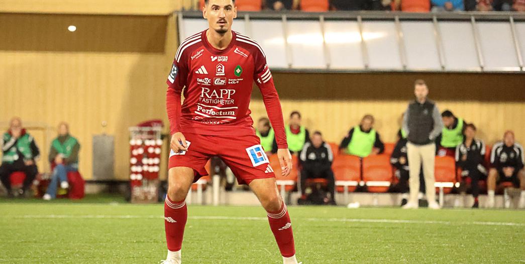 Skövde AIK:s Aldin Basic i senast hemmamatchen