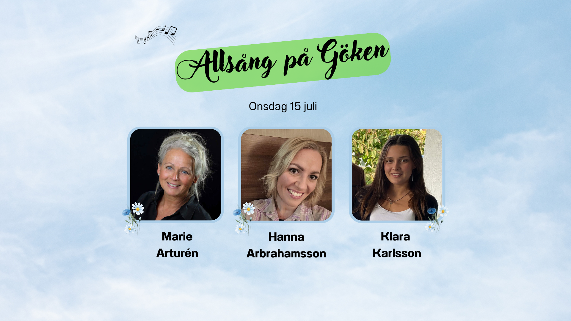 Allsång på Göken