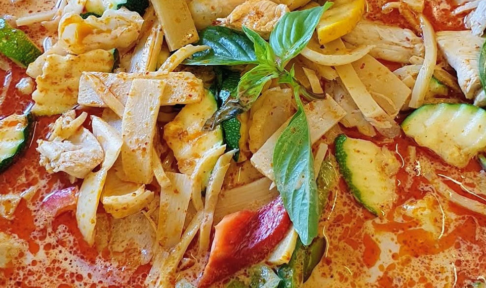 Bild på mat av Bengs vårrullar