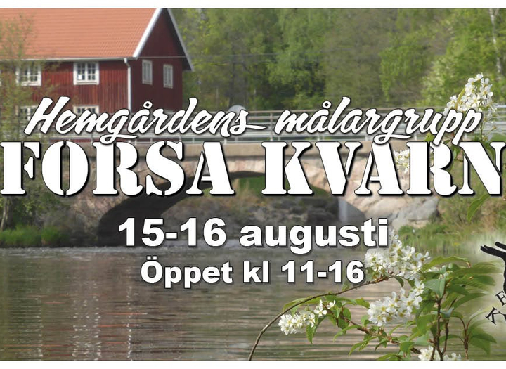 Hemgårdens målargrupp - Forsa kvarn