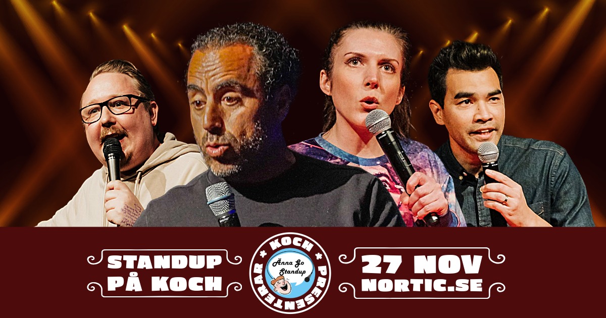 Standup med Özz Nüjen och Josefin Sonck på Koch