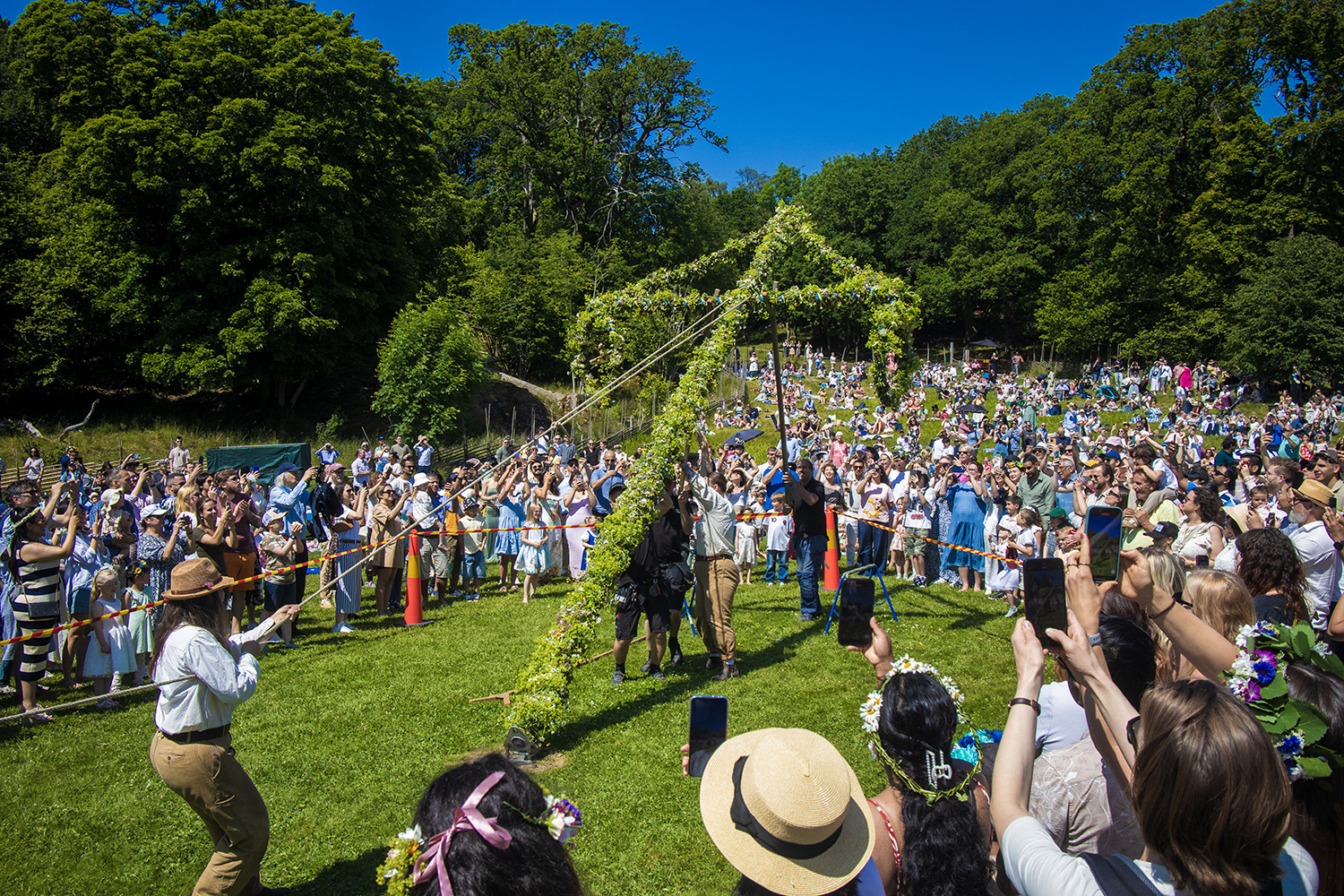 Midsommar på Gunnebo Slott och Trädgårdar