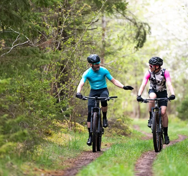Mountain bike på Kinnekulle