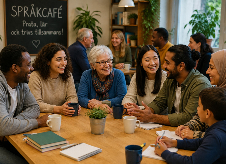 Språkcafé – svensk och spansk grupp