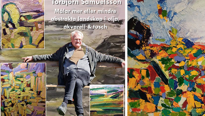 Bild på Torbjörn Samuelsson och hans konst