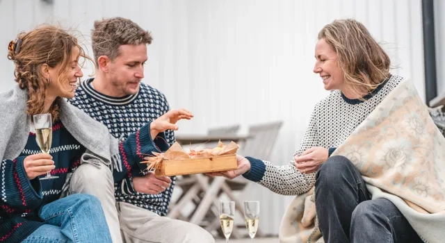 Människor upplever Kajkanten Vrångö