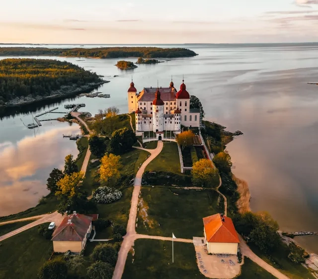 Läckö Slott vid Biosfärleden
