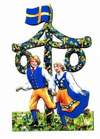 Midsommar med Essunga folkdanslag