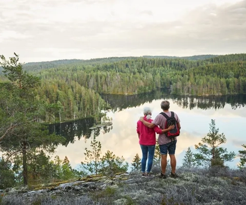 Par som vandrar i Dalsland