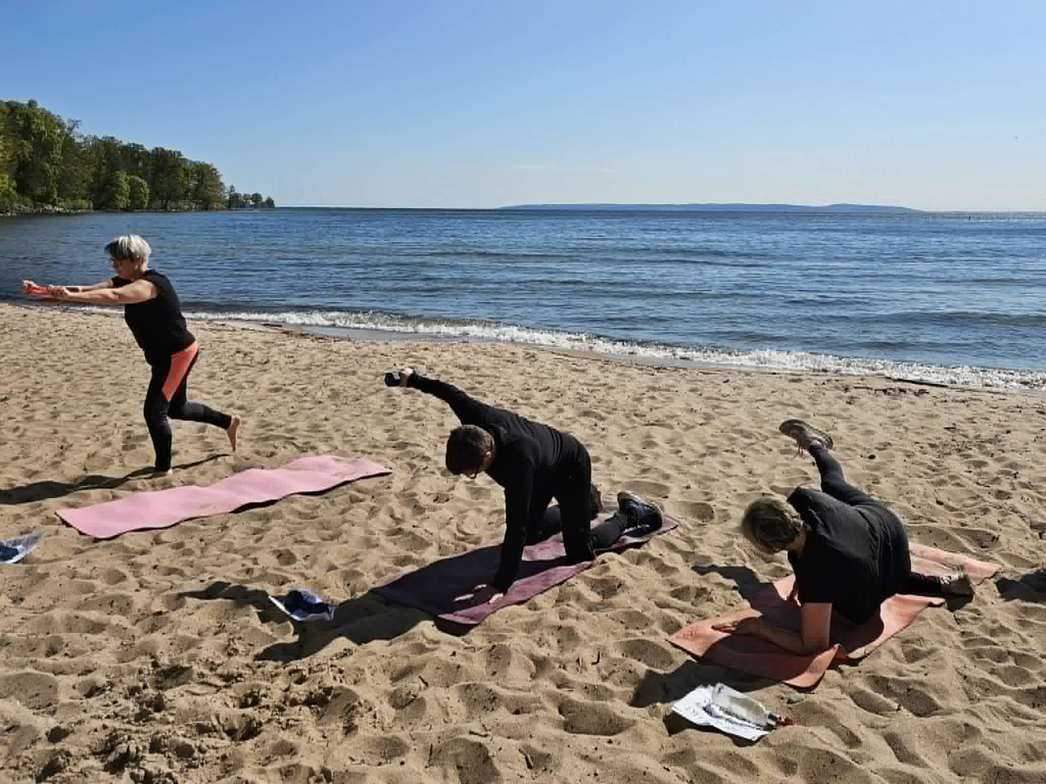 Rörlighetsträning - Sommarträning på badhyttsstranden