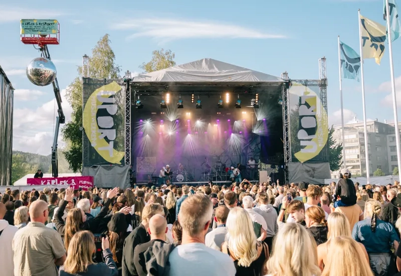 uport 2023. bild på publik vid en scen