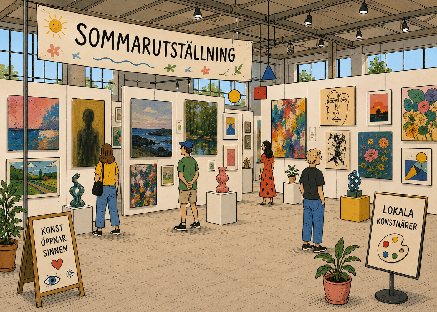 Sommarutställning - Allékonst Mariestad