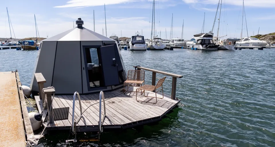 Flytande boende, ocean hut