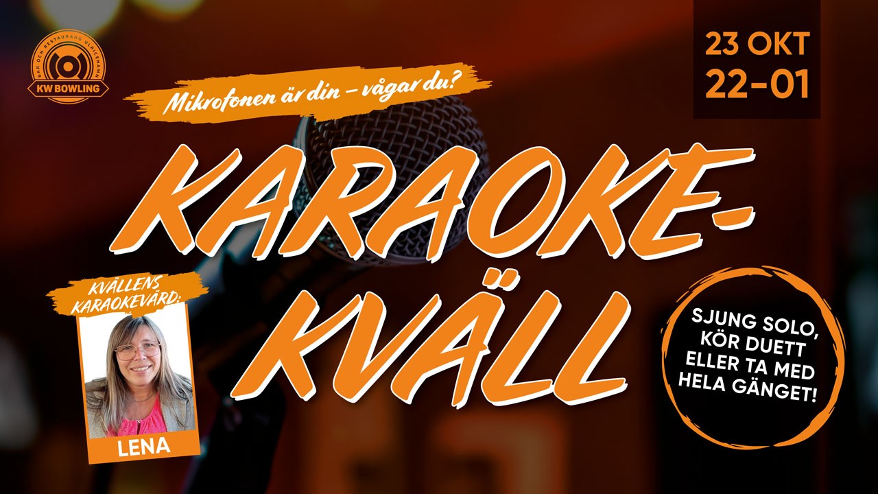 Karaokekväll med Lena som värd!