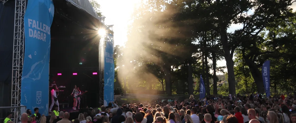 Konsert under Fallens Dagar i Folkets Park