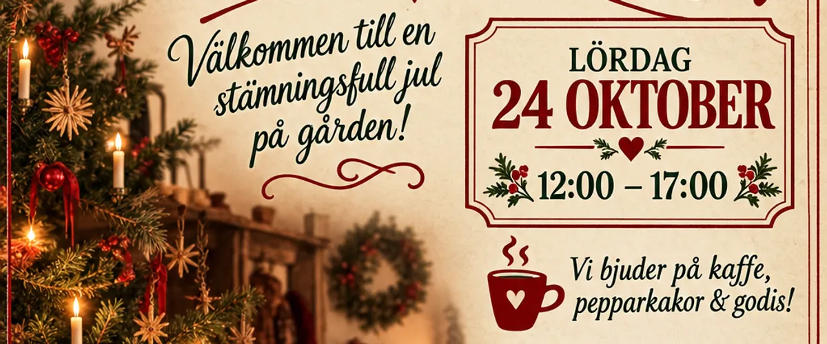 Julen flyttar in