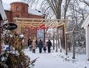 Julmarknad, turbinhusön, konsthall, vinter