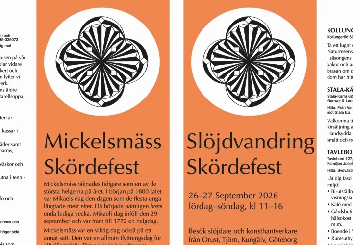 Skördefest och Slöjdvandring