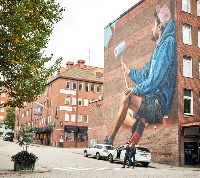 Streetart i Borås