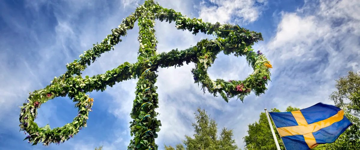 Midsommarfirande i Örnäsparken