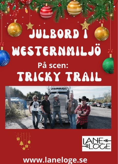 Julbord och countrybandet Tricky Trail