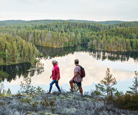 Par som vandrar i Dalsland