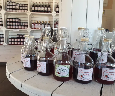 lokalproducerade drycker i falskor