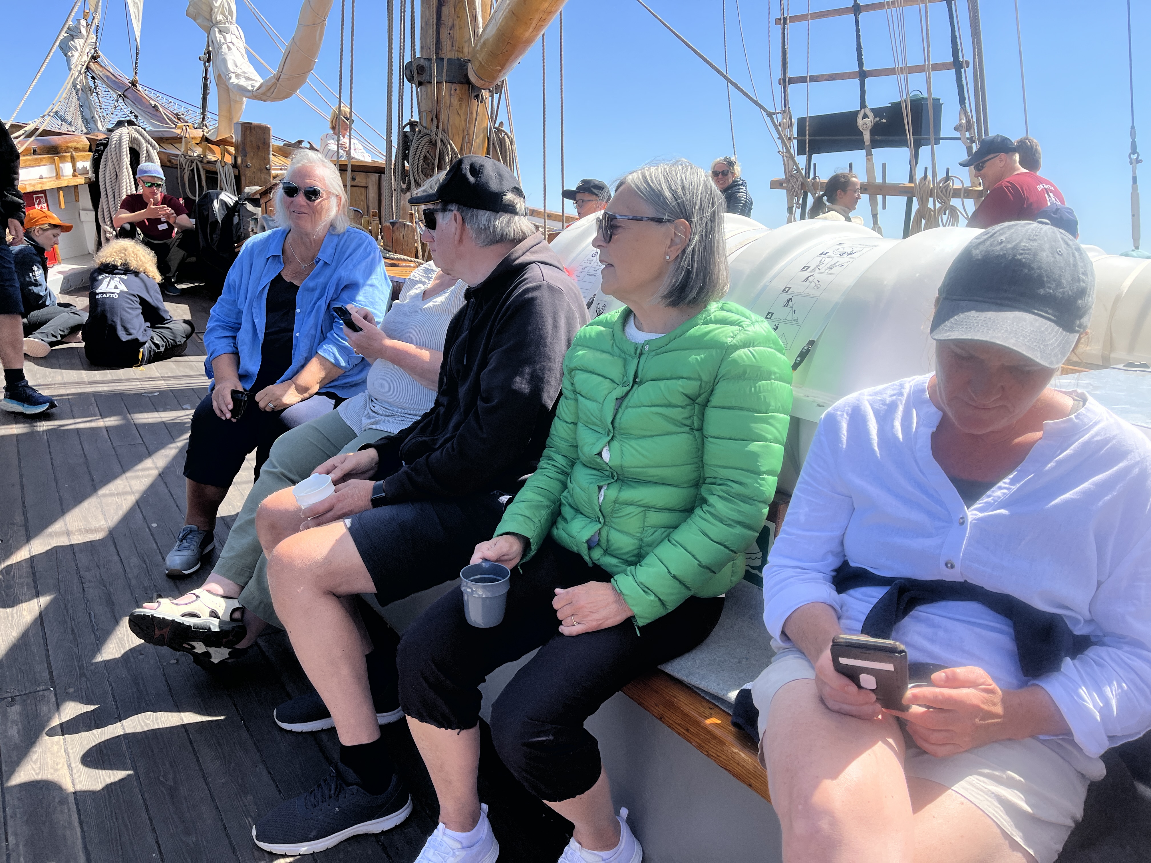 Dagstur med toppsegelskonaren Kvartsita 16/7