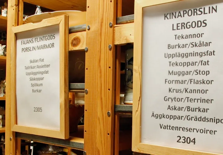 Öppen visning av Föremålsmagasinet