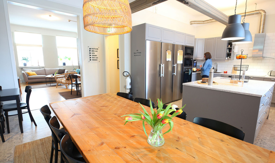 Köket på Stationshuset i Ed